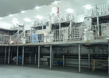 High Speed Liquid Soap Production Line / Industrial Liquid Detergent Plant