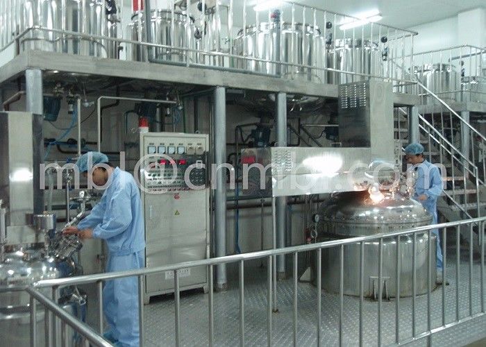 PLC Control Liquid Detergent Production Line , Detergent Soap Making Machine